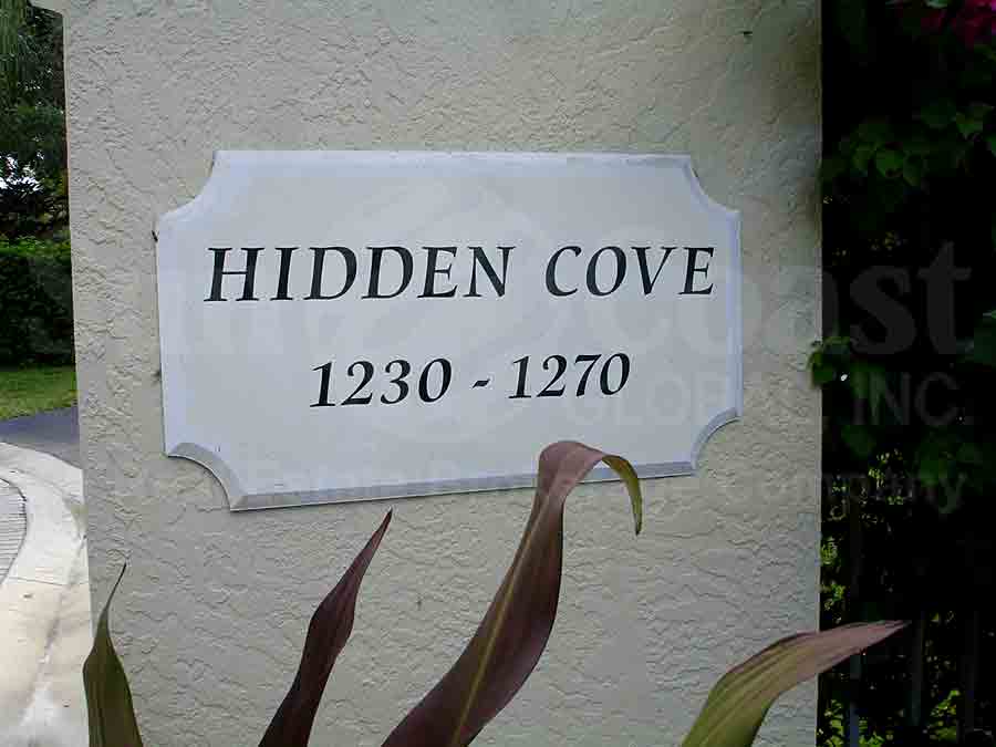 HIDDEN COVE Signage